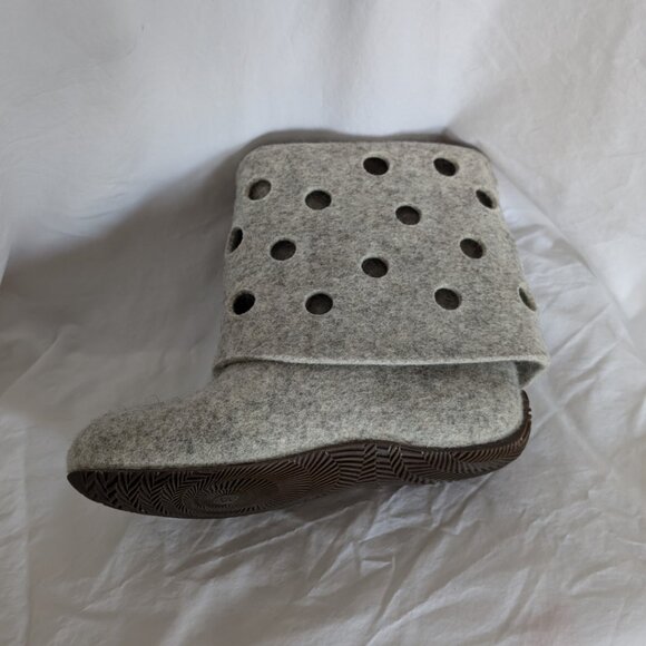 LAHTISET Handmade 100% Wool Winter Ankle Boots from Finland Women's Size 6.5 - Picture 5 of 6